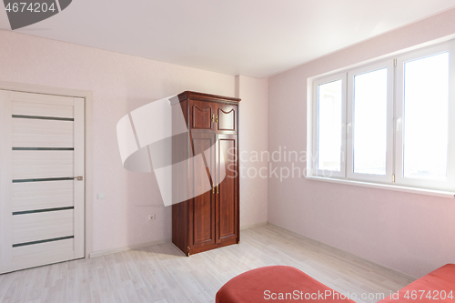 Image of Interior of a bedroom prepared for sale