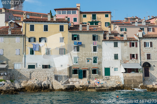 Image of ROVINJ, CROATIA - JULY 17, 2018: Boat trip Rovinj