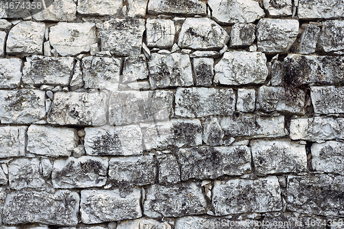 Image of abstract texture of old stone wall