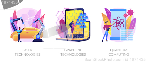 Image of Technological innovation vector concept metaphors