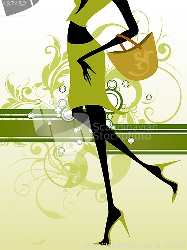Image of shopping girl