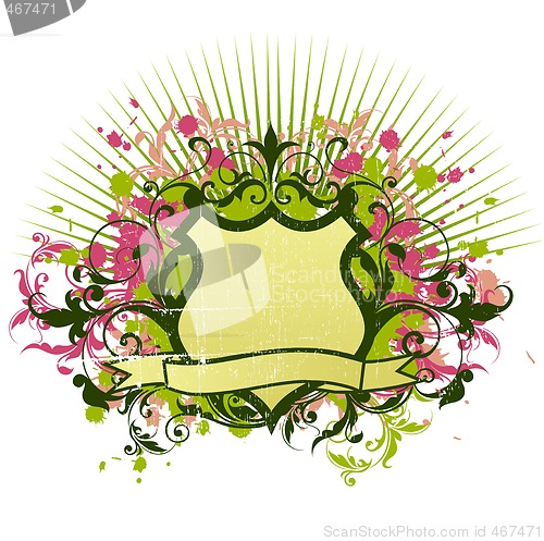 Image of floral frame