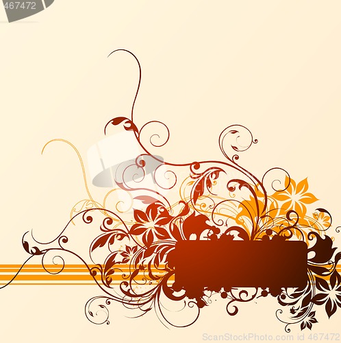 Image of floral background
