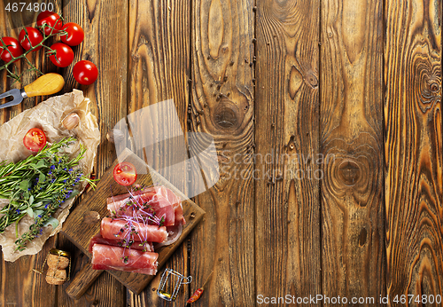 Image of Sliced jamon 