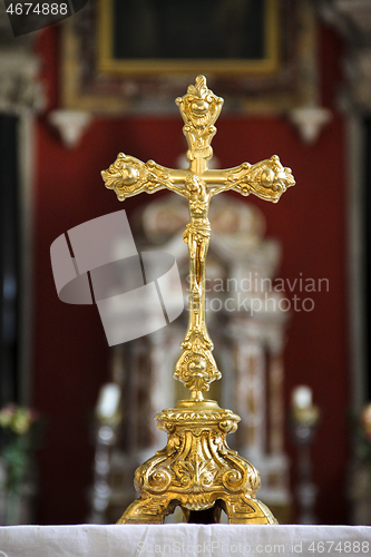 Image of Crucifixion of Christ in Perast church