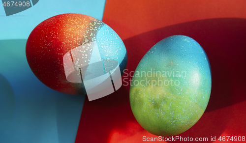 Image of Vivid colored eggs