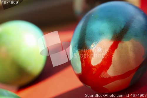 Image of Vivid colored eggs