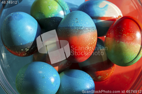 Image of Vivid colored eggs