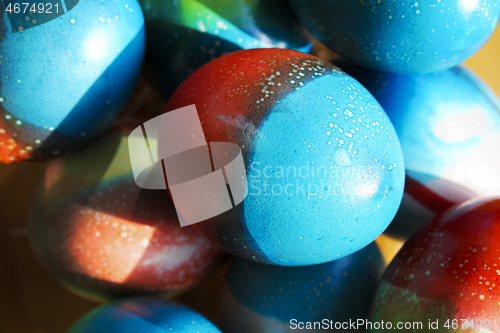 Image of Vivid colored eggs