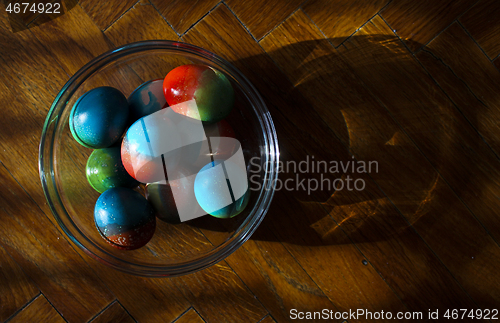 Image of Vivid colored eggs