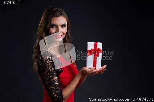 Image of Party, holidays, New Year or Christmas and celebration concept.