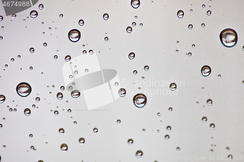 Image of Water drops on the window.