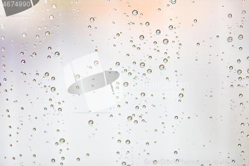 Image of Water drops on the window.