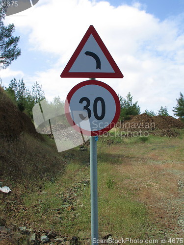 Image of Warning signs. Cyprus