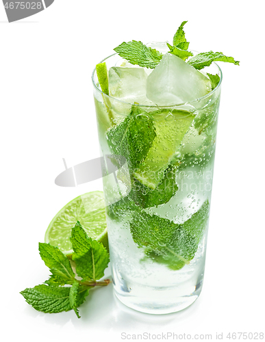 Image of glass of Mojito cocktail