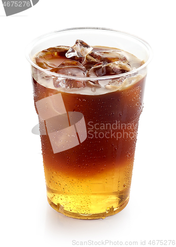 Image of iced layered coffee drink