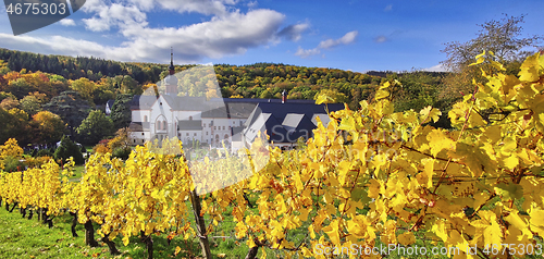 Image of Monastery Ebersbach in autumn