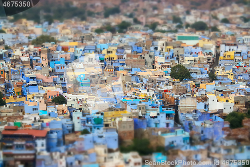 Image of Tilt shift lens - Jodhpur ( Also blue city) is the second-larges