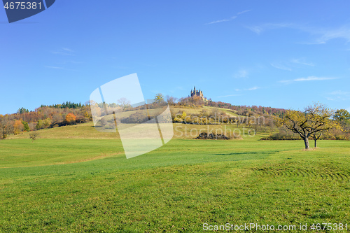 Image of Castle Hohenzollern Germany at autumn