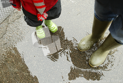 Image of Puddles and Wellies