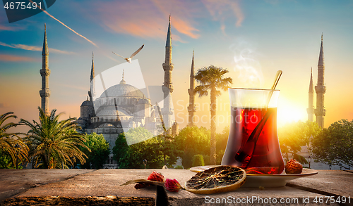 Image of Tea and mosque