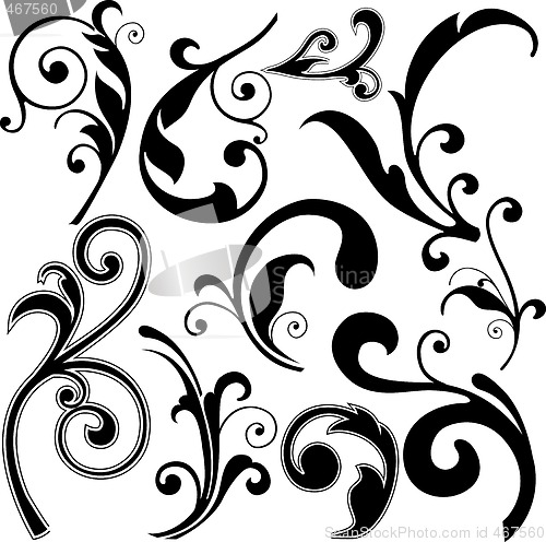 Image of floral design elements