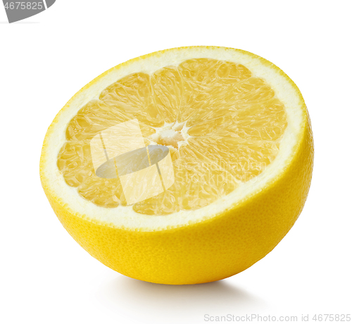 Image of half of yellow grapefruit
