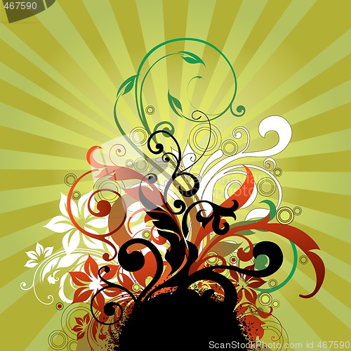 Image of floral background