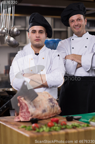 Image of Portrait of two chefs