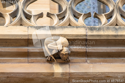 Image of detail of Saint Theobald\'s Church, Thann
