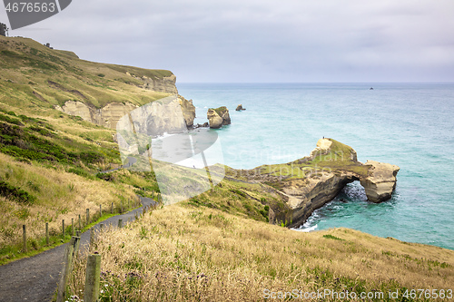 Image of Tunnel Beach New Zealand