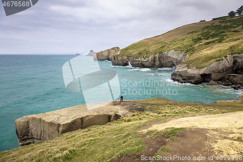 Image of Tunnel Beach New Zealand