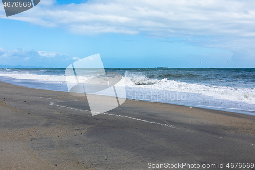 Image of sand beach south west New Zealand