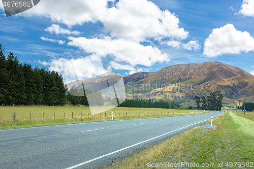 Image of Landscape scenery in south New Zealand