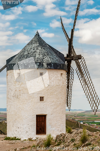 Image of View of windmills in Consuegra, Spain