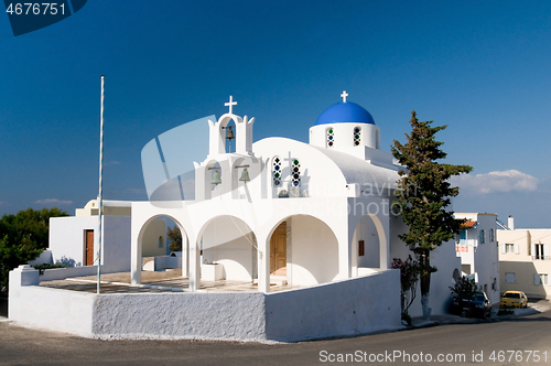 Image of Churches with blue roofs