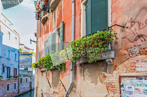 Image of Typical window in a house in old Europe