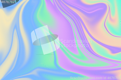 Image of Holographic background in pastel colors.