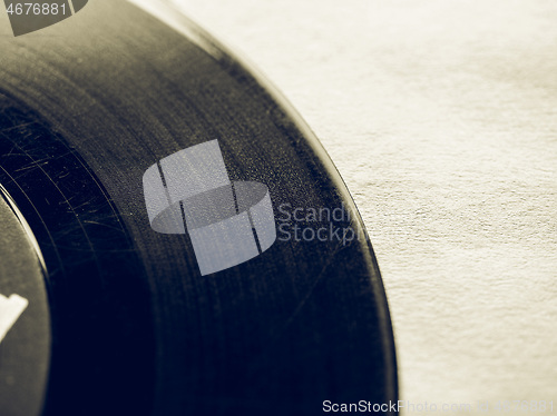 Image of Vintage looking Single vinyl record