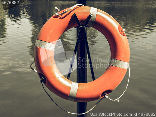 Image of Vintage looking Lifebuoy