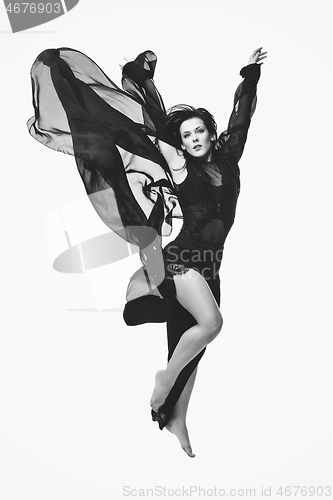 Image of Beautiful modern dancer girl