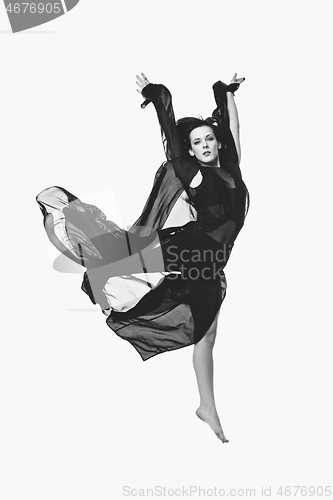 Image of Beautiful modern dancer girl