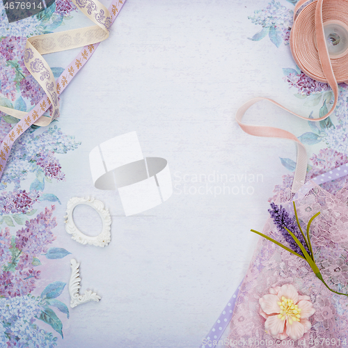 Image of set of scrapbooking materials 