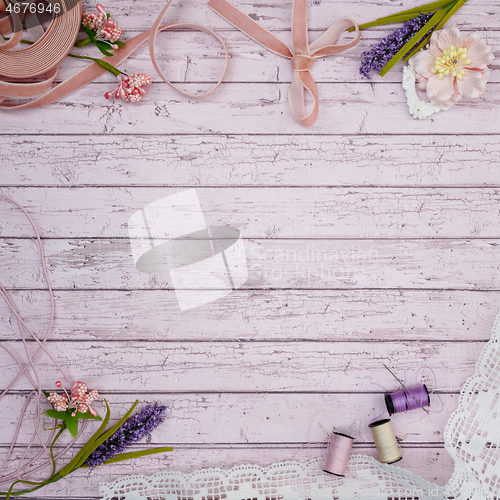 Image of set of scrapbooking materials 