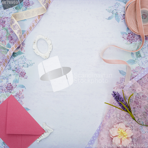 Image of set of scrapbooking materials 