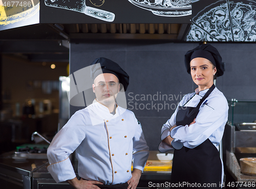 Image of Portrait of two chefs