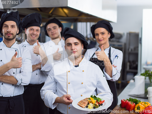 Image of Portrait of group chefs