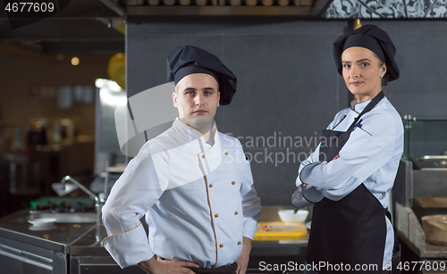 Image of Portrait of two chefs