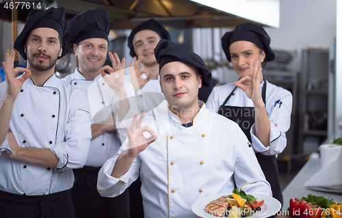 Image of Portrait of group chefs