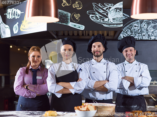 Image of Portrait of group chefs